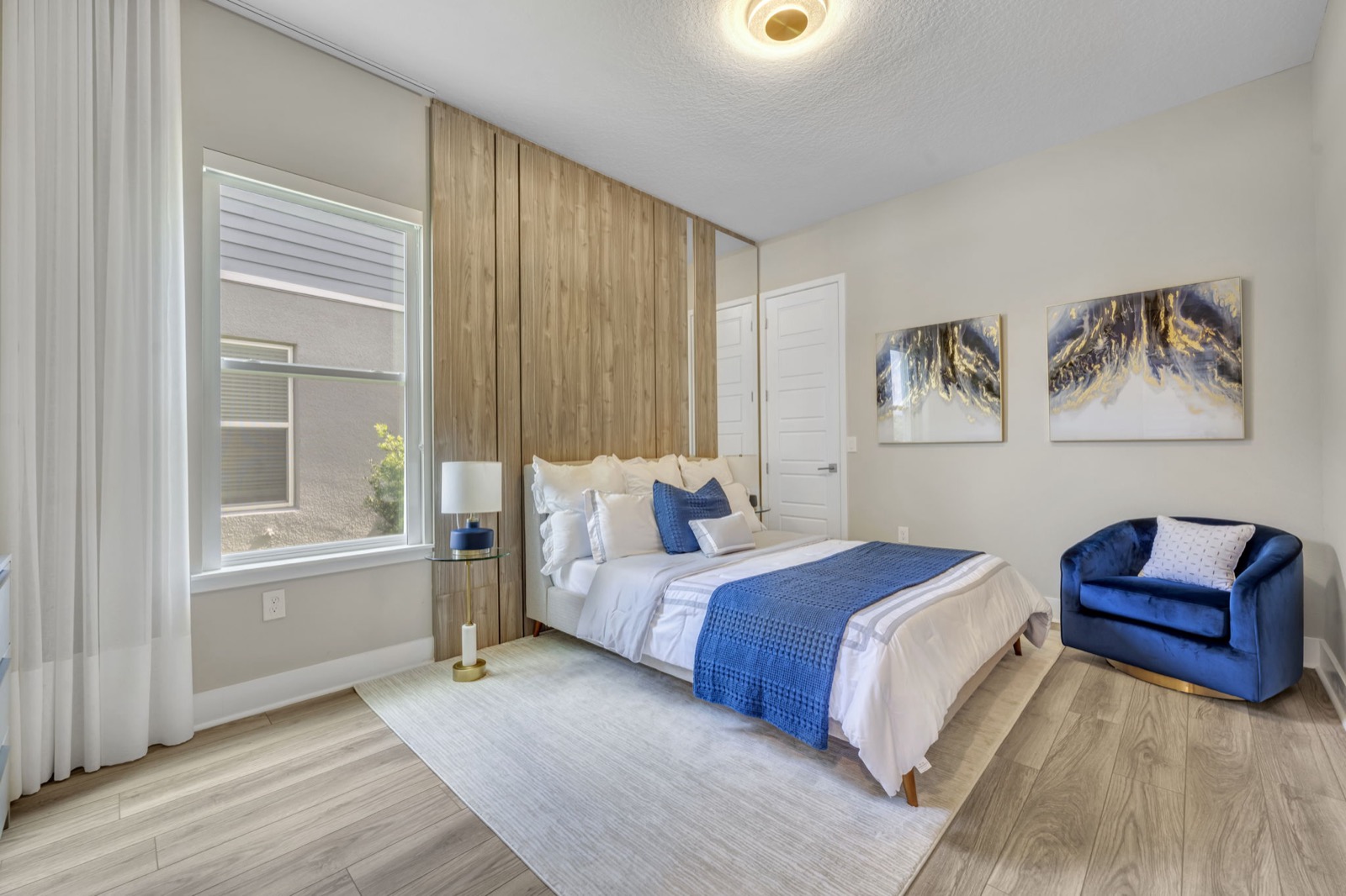 Staged bedroom, Tampa Bay FL