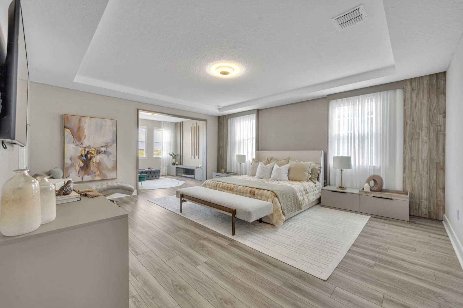 Staged bedroom, Tampa Bay FL