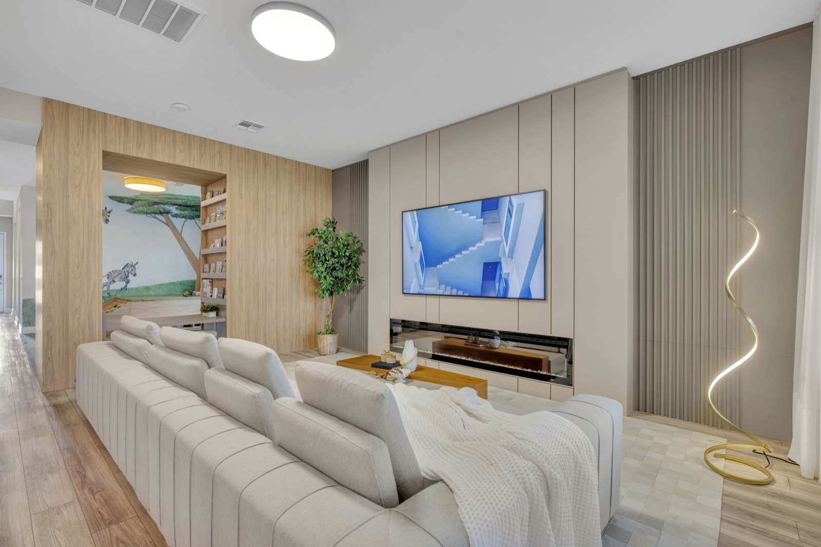 Staged living area, Tampa Bay FL