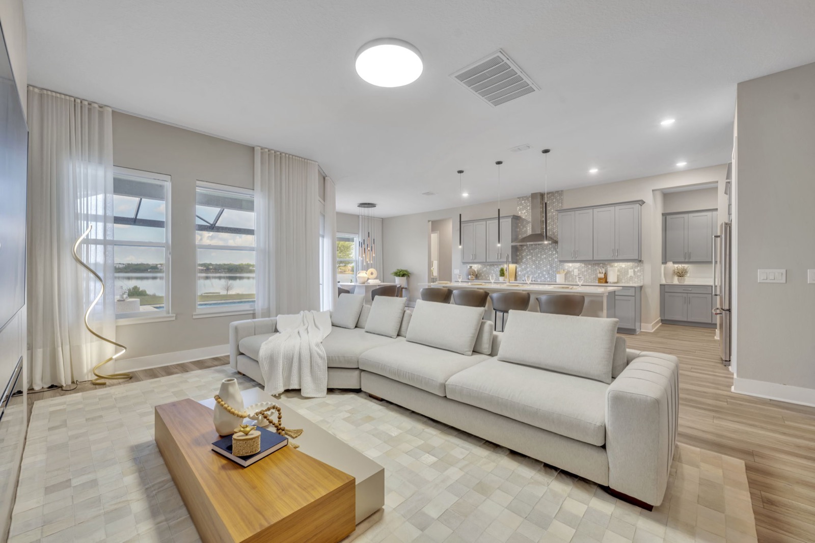 Staged living area, Tampa Bay FL