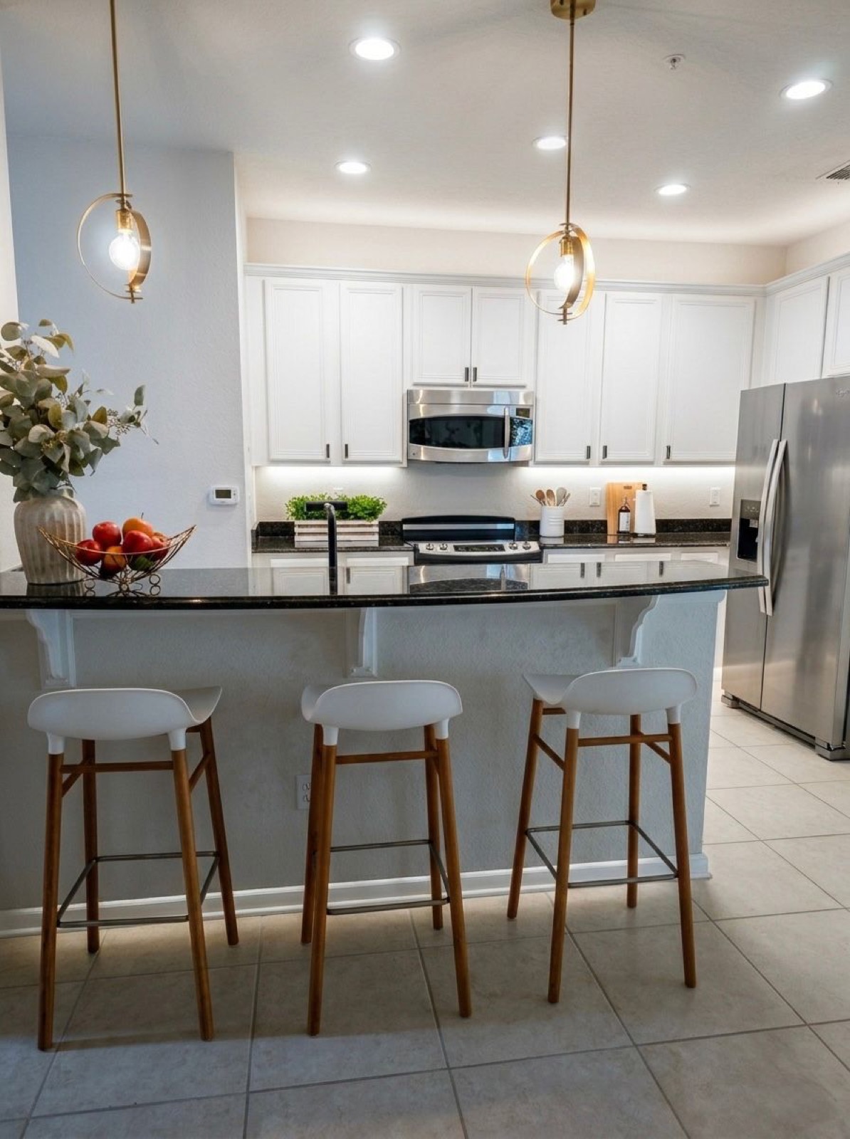 Professionally staged home in Belleair, FL